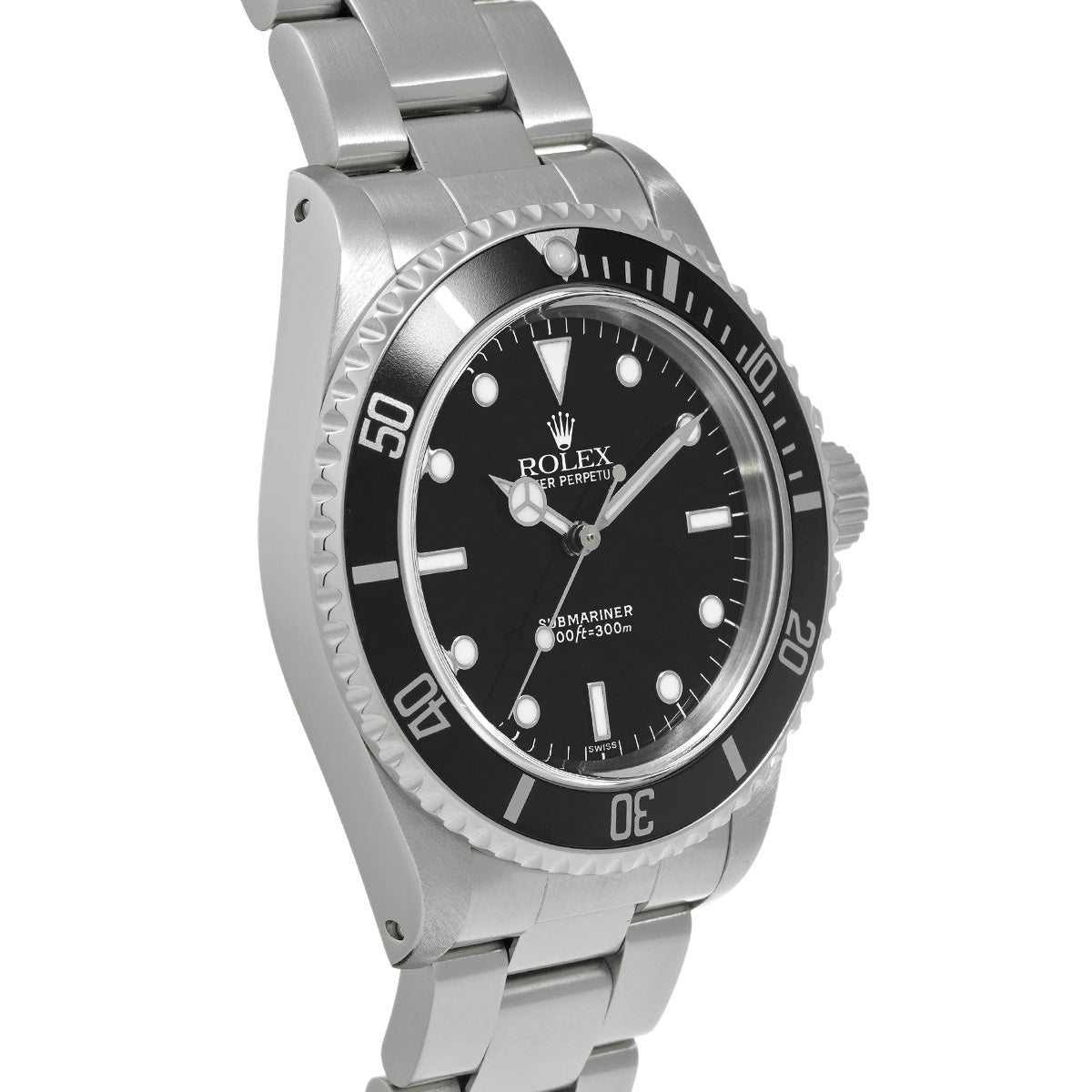 Submariner 14060 A (manufactured circa 1998) Black ROLEX Men's [Pre-Owned].