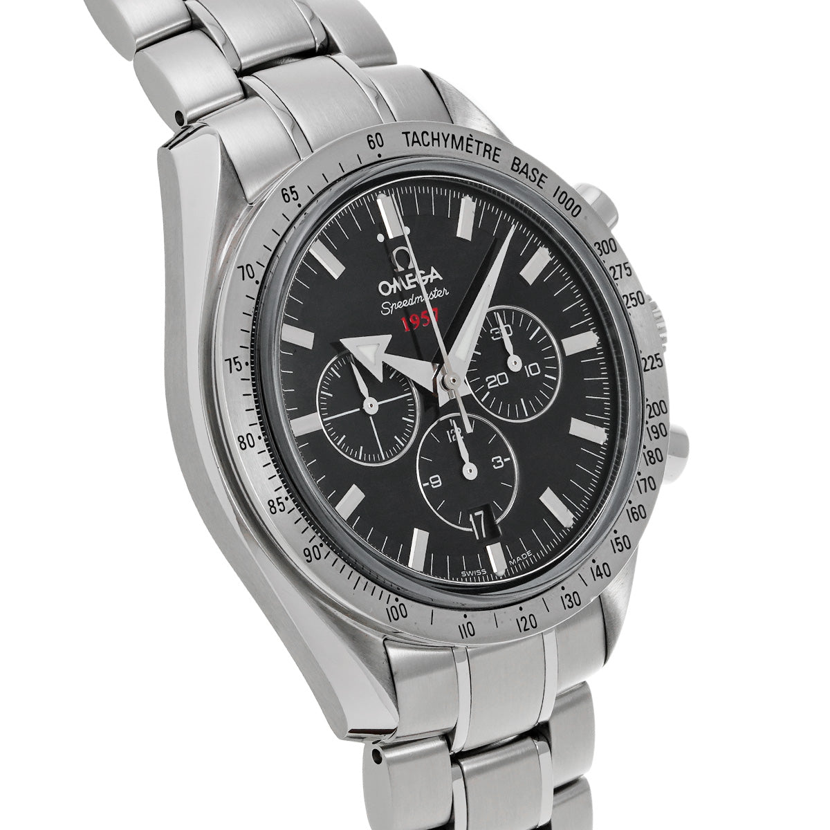 Speedmaster Broad Arrow 1957 Co-Axial 321.10.42.50.01.001 Black OMEGA Men's [Pre-Owned].
