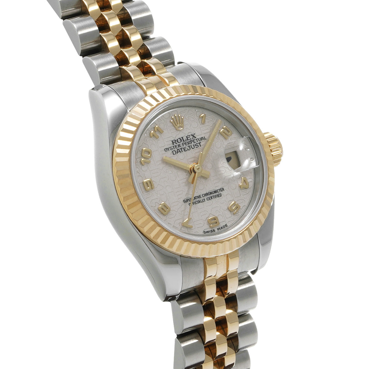 Datejust 179173 F (manufactured circa 2004) Ivory Computer ROLEX Ladies [Pre-Owned].