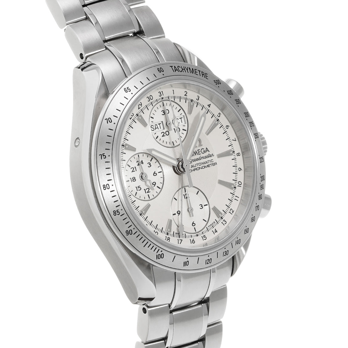 Speedmaster Triple Calendar 3221.30 Silver OMEGA Men's [Pre-Owned].