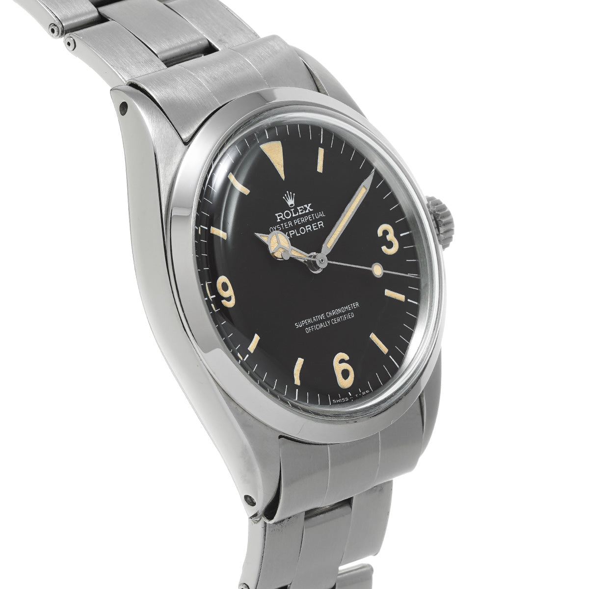 Explorer 1016, 21 series (manufactured circa 1969) Black ROLEX Men's [Pre-Owned].