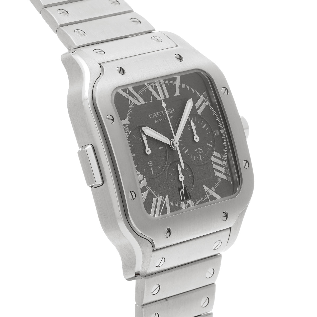 Santos de Cartier Japan Limited Edition WSSA0078 Gray CARTIER Men's [Pre-Owned].