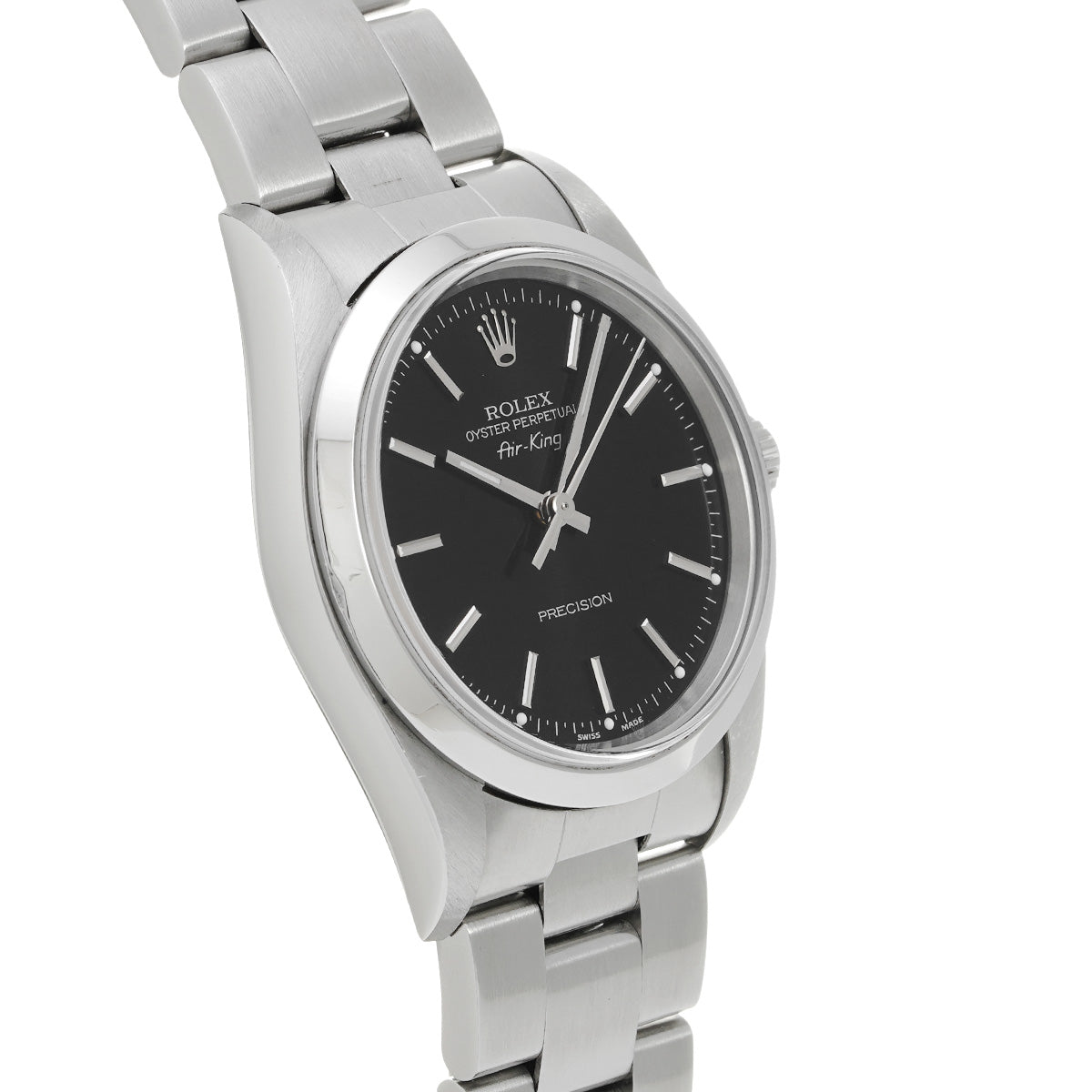 Air-King 14000M F (circa 2004) Black ROLEX Men's [Pre-Owned].