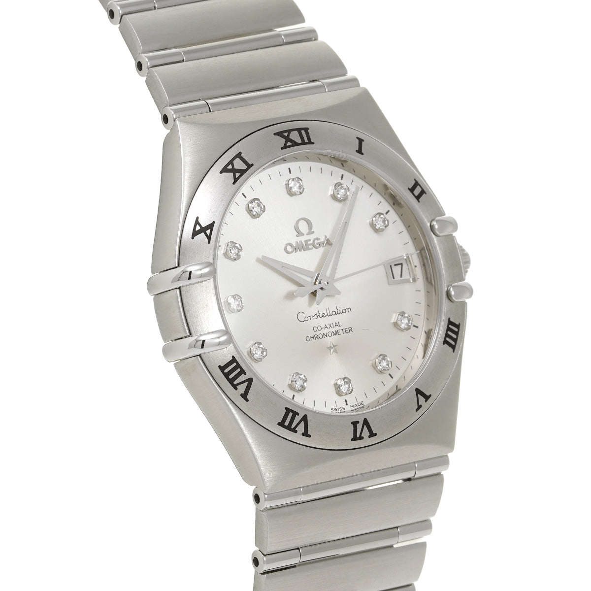 111.10.36.20.52.001 Constellation Co-Axial 160th Silver/Diamond OMEGA Men's [Pre-Owned].