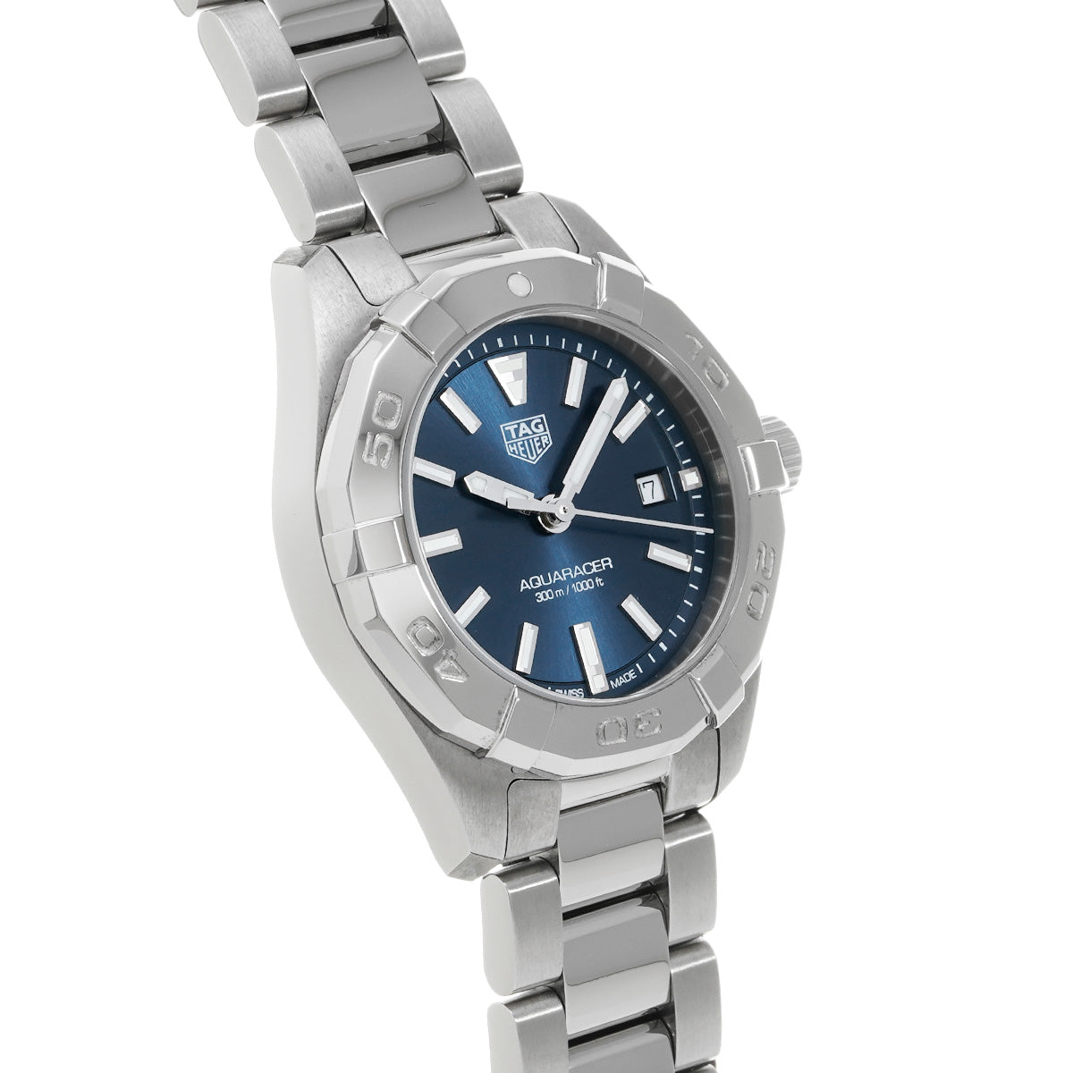 Aquaracer Quartz WBD1412.BA0741 Blue TAG HEUER Ladies [Pre-Owned]