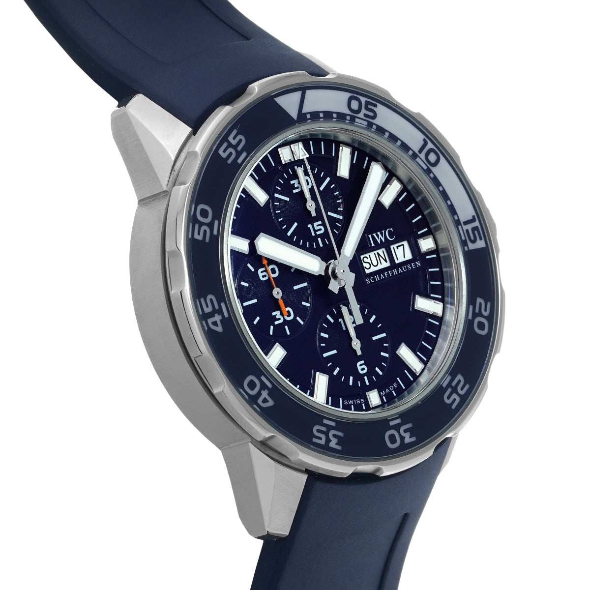 Aquatimer Chronograph IW376711 Blue IWC Men's [Pre-Owned]