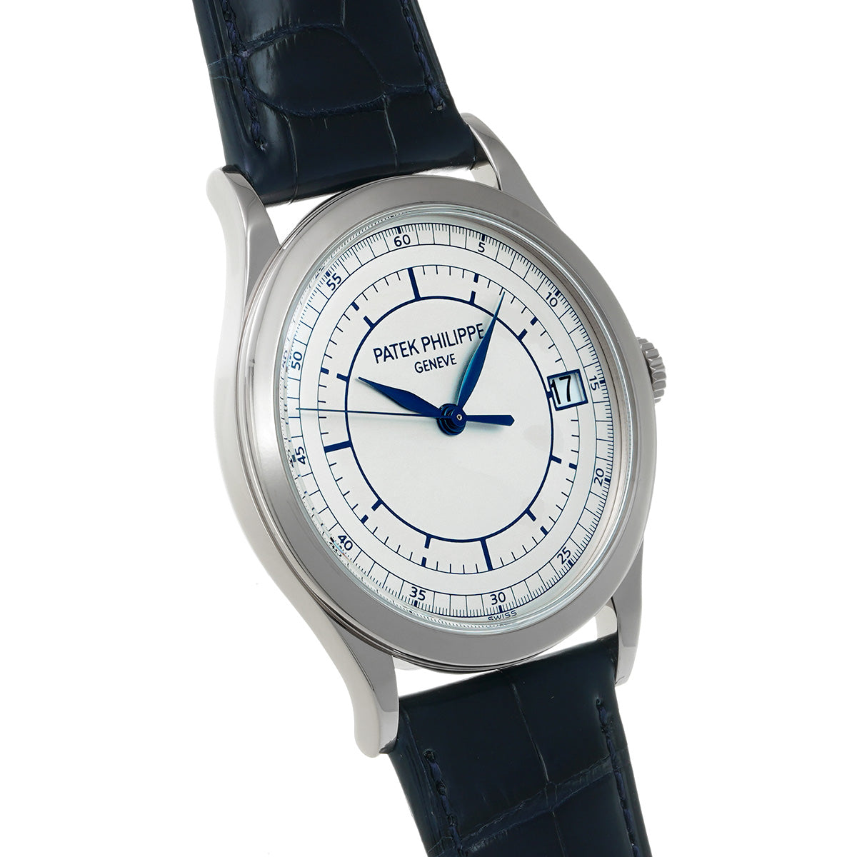 Calatrava 5296G-001 Silver PATEK PHILIPPE Men's [Pre-Owned].