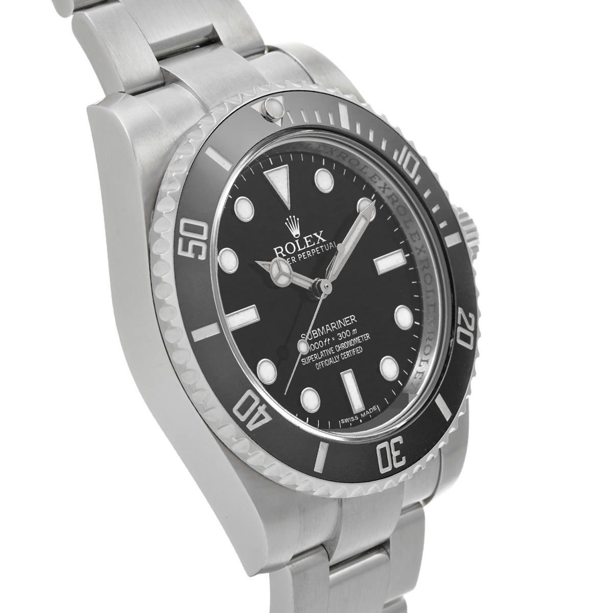 Submariner 114060 Random Serial Black ROLEX Men's [Pre-Owned].