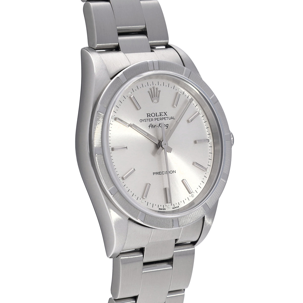 Air-King 14010M F No. (manufactured around 2003) Silver ROLEX Men's [Pre-Owned].