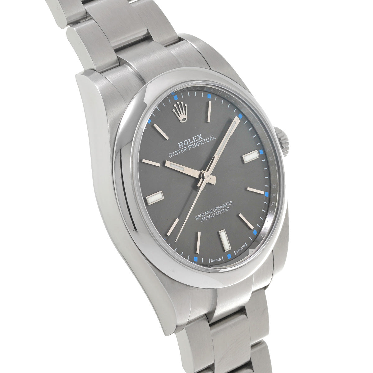 Oyster Perpetual 39 114300 Random Serial Dark Rhodium ROLEX Men's [Pre-Owned].