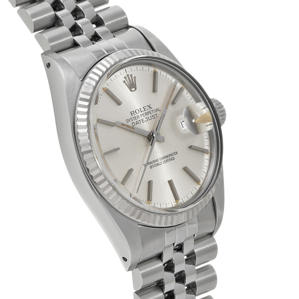 DATE JUST 16014 80's (manufactured circa 1983) Silver ROLEX Men's [Pre-Owned].