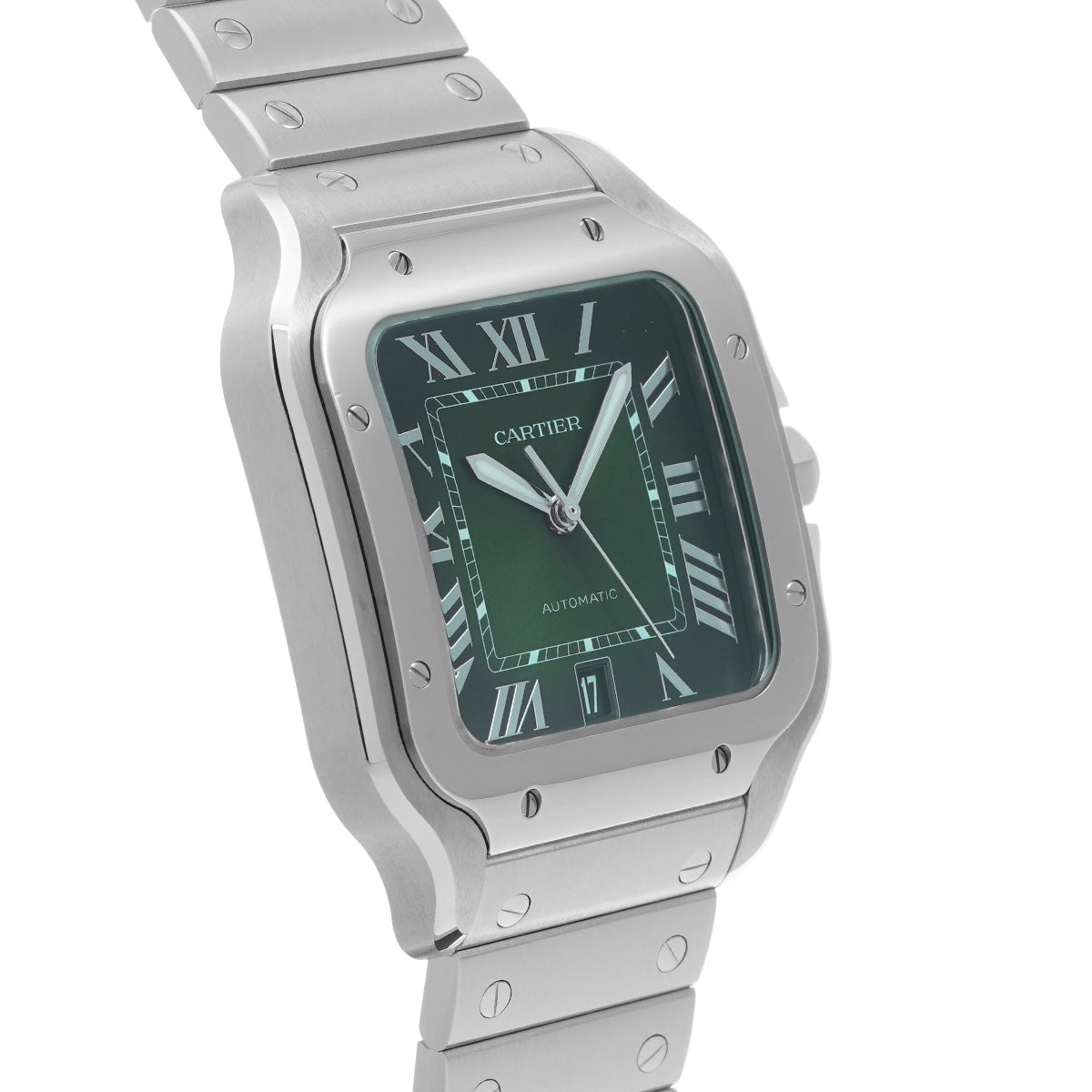 Santos de Cartier LM WSSA0062 Green CARTIER Men's [Pre-owned].
