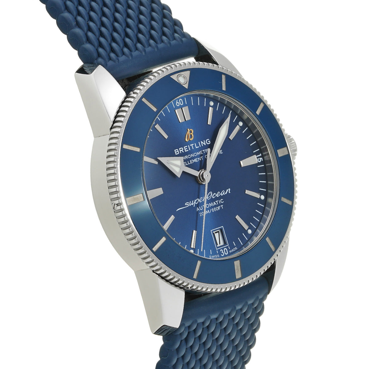 Super Ocean Heritage B20 Automatic 42 AB2010161C1S1 Blue BREITLING Men's [Pre-Owned].