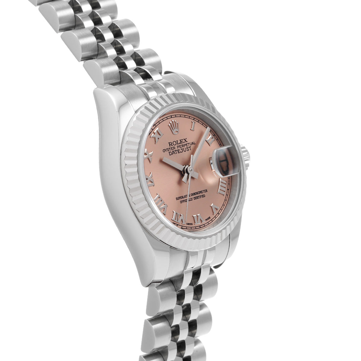 DATE JUST 179174 D (manufactured circa 2005) Pink ROLEX Ladies [Pre-Owned].