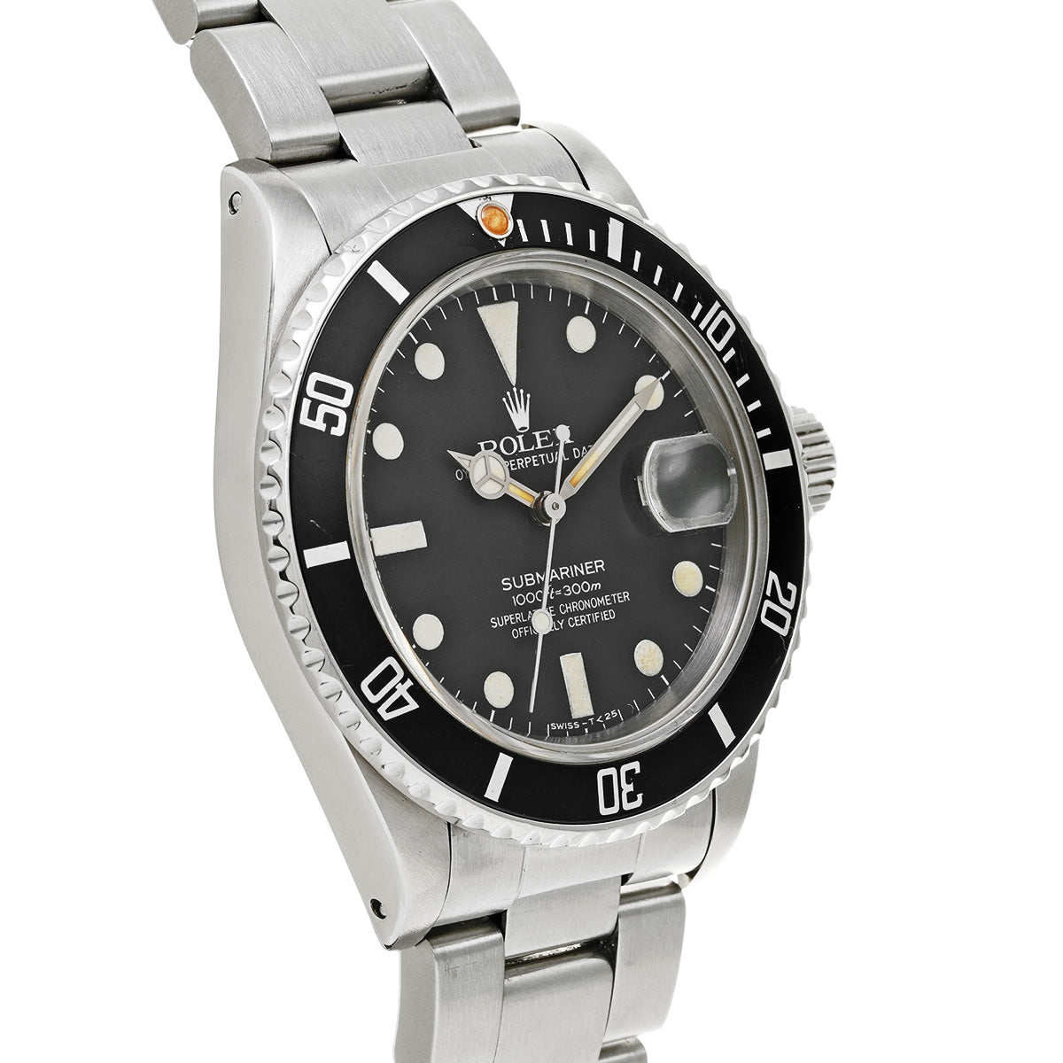 Submariner Date 16800 71s (manufactured circa 1981) Black ROLEX Men's [Pre-Owned].