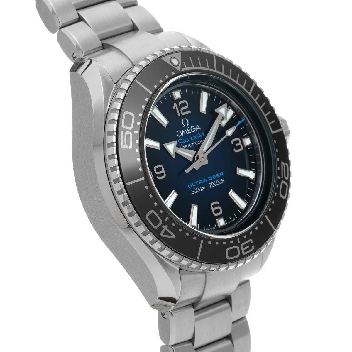 Seamaster Planet Ocean 6000 Co-Axial Master Chronometer Ultra Deep 215.30.46.21.03.001 Blue Gradation OMEGA Men's [pre-owned]