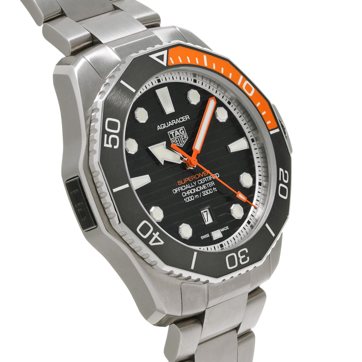 Aquaracer Professional 1000 Super Diver WBP5A8A.BF0619 Black TAG HEUER Men's [Pre-Owned].