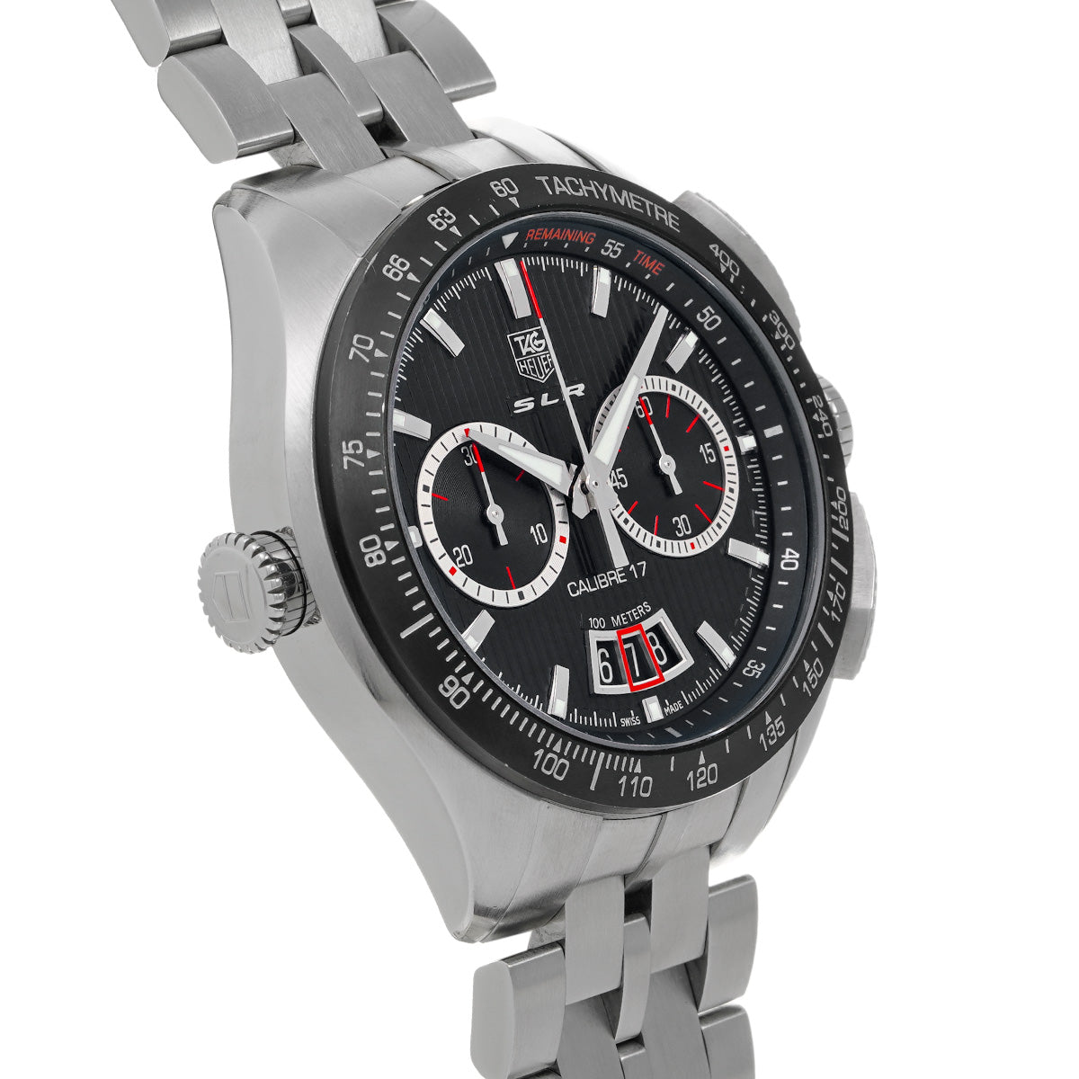 SLR Calibre 17 Mercedes-Benz CAG2010.BA0254 Black TAG HEUER Men's [Pre-Owned].