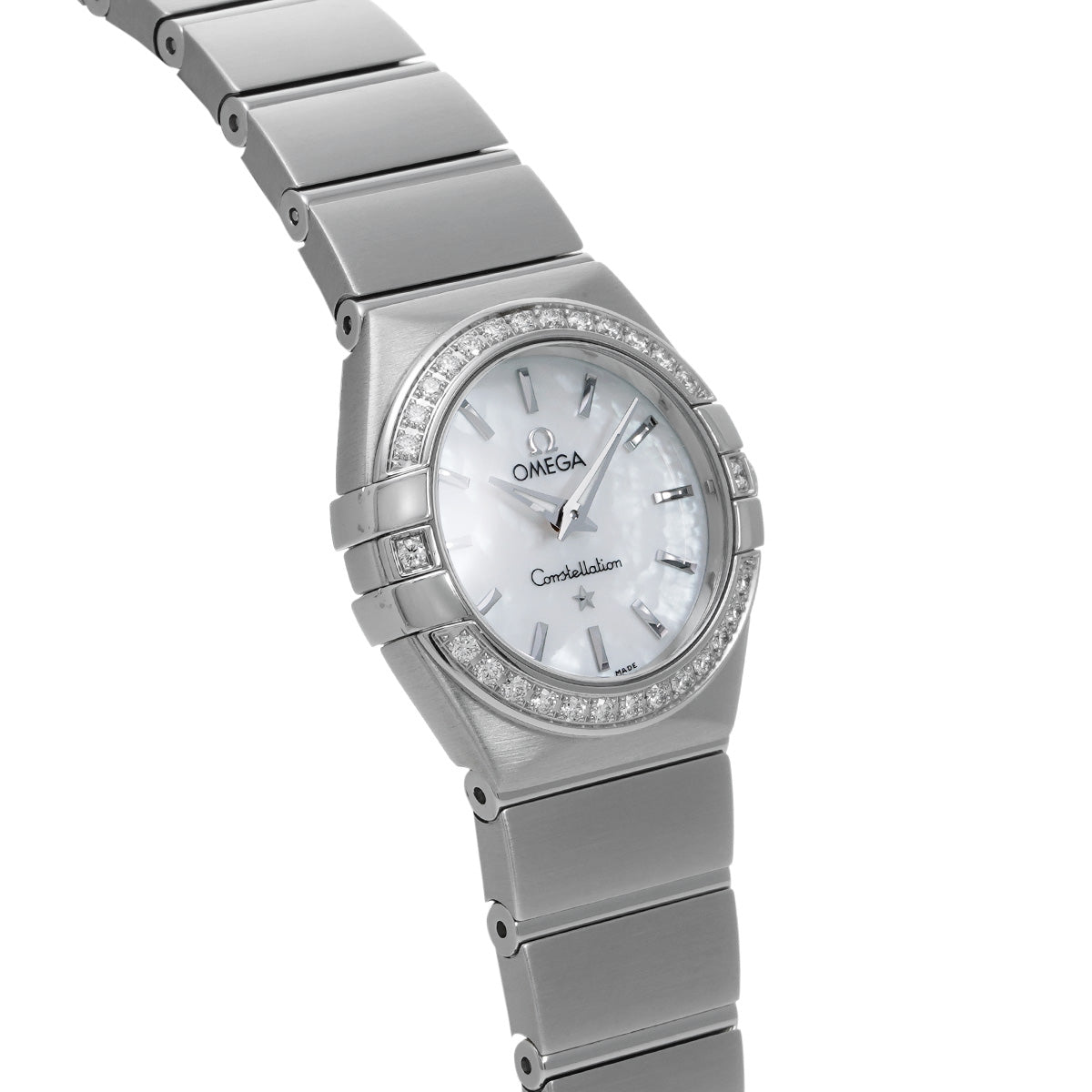 Constellation Quartz 123.15.24.60.05.001 White MOP OMEGA Ladies [Pre-owned].