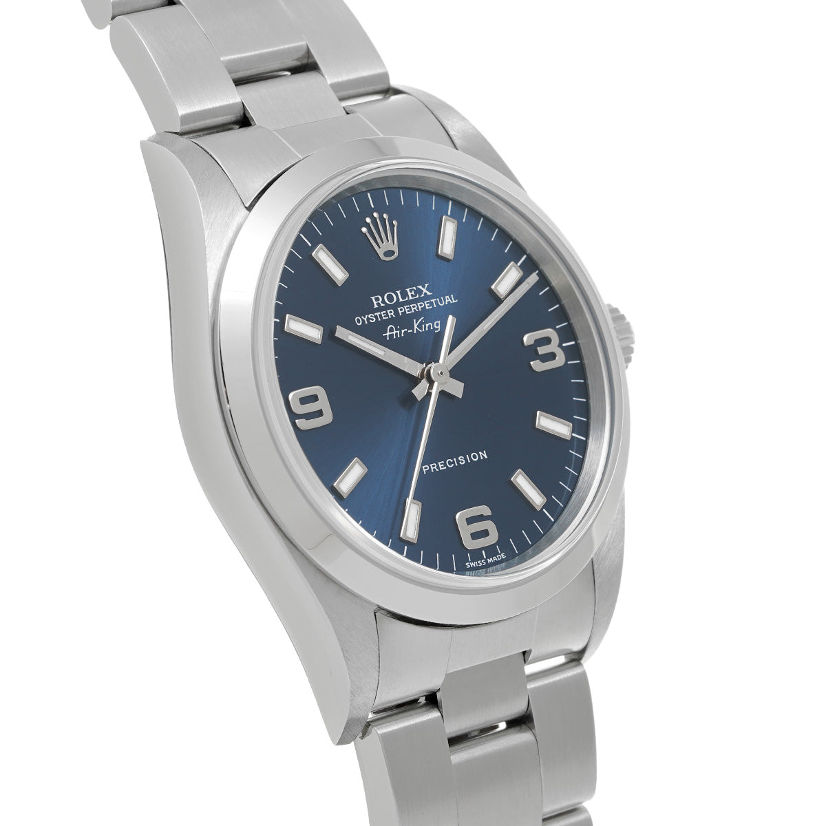 Air-King 14000M Y (manufactured circa 2003) Blue ROLEX Men's [Pre-Owned].