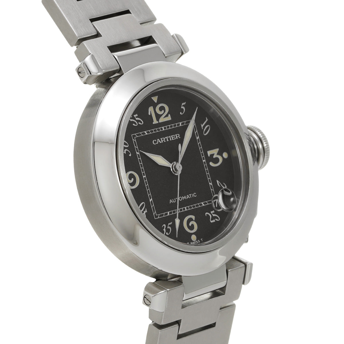 W31043M7 Pasha C Black CARTIER Unisex [Pre-Owned].