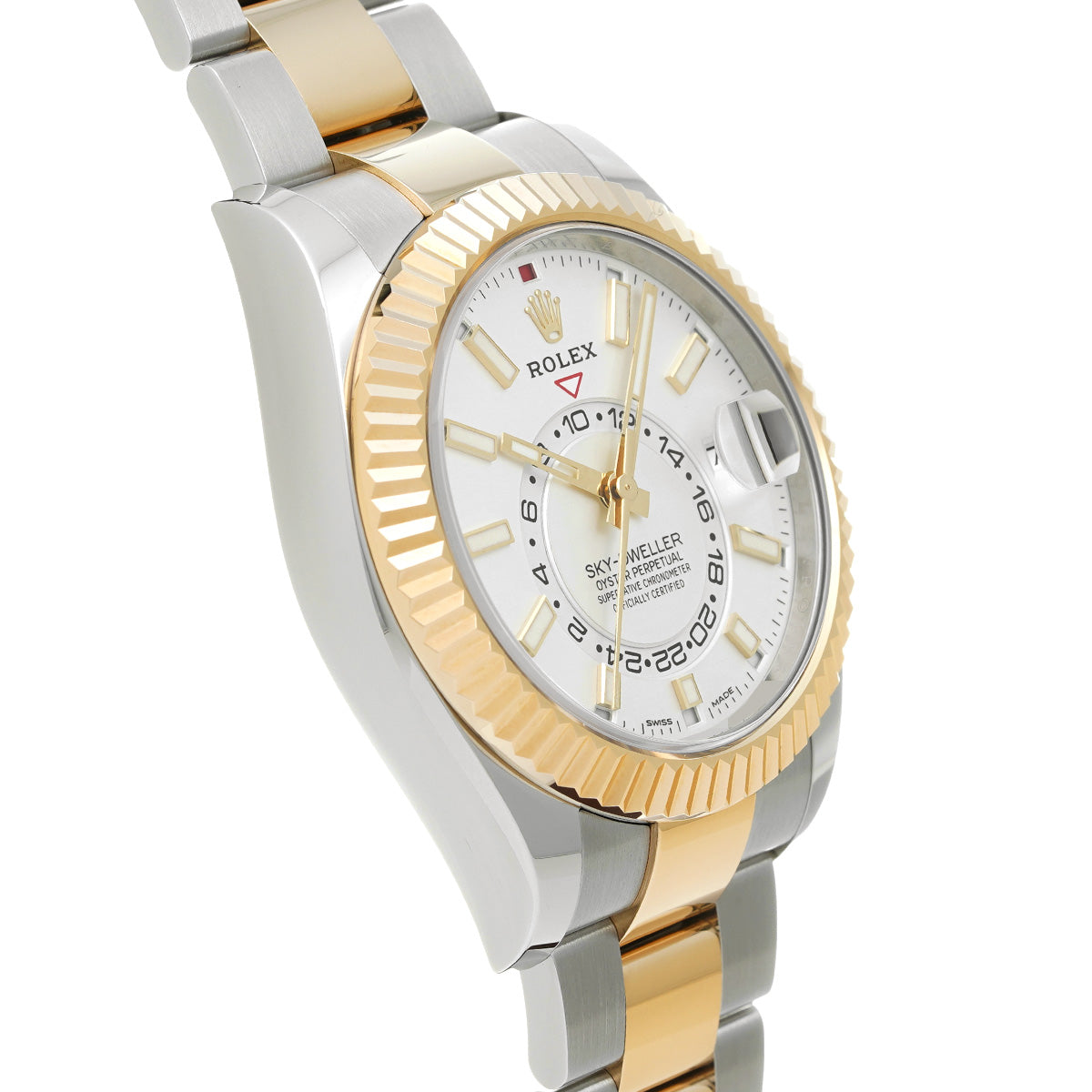 SKYDWELLER 326933 Random Serial White ROLEX Men's [Pre-Owned].