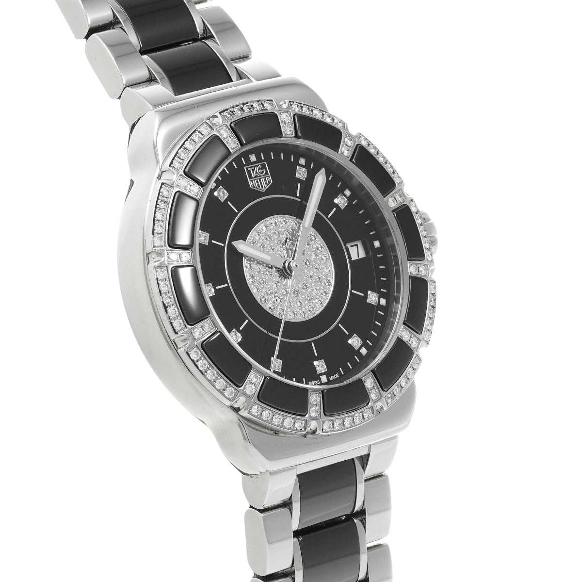 Formula 1 Quartz WAH1219.BA0859 Black/Diamond TAG HEUER Ladies [Pre-owned]