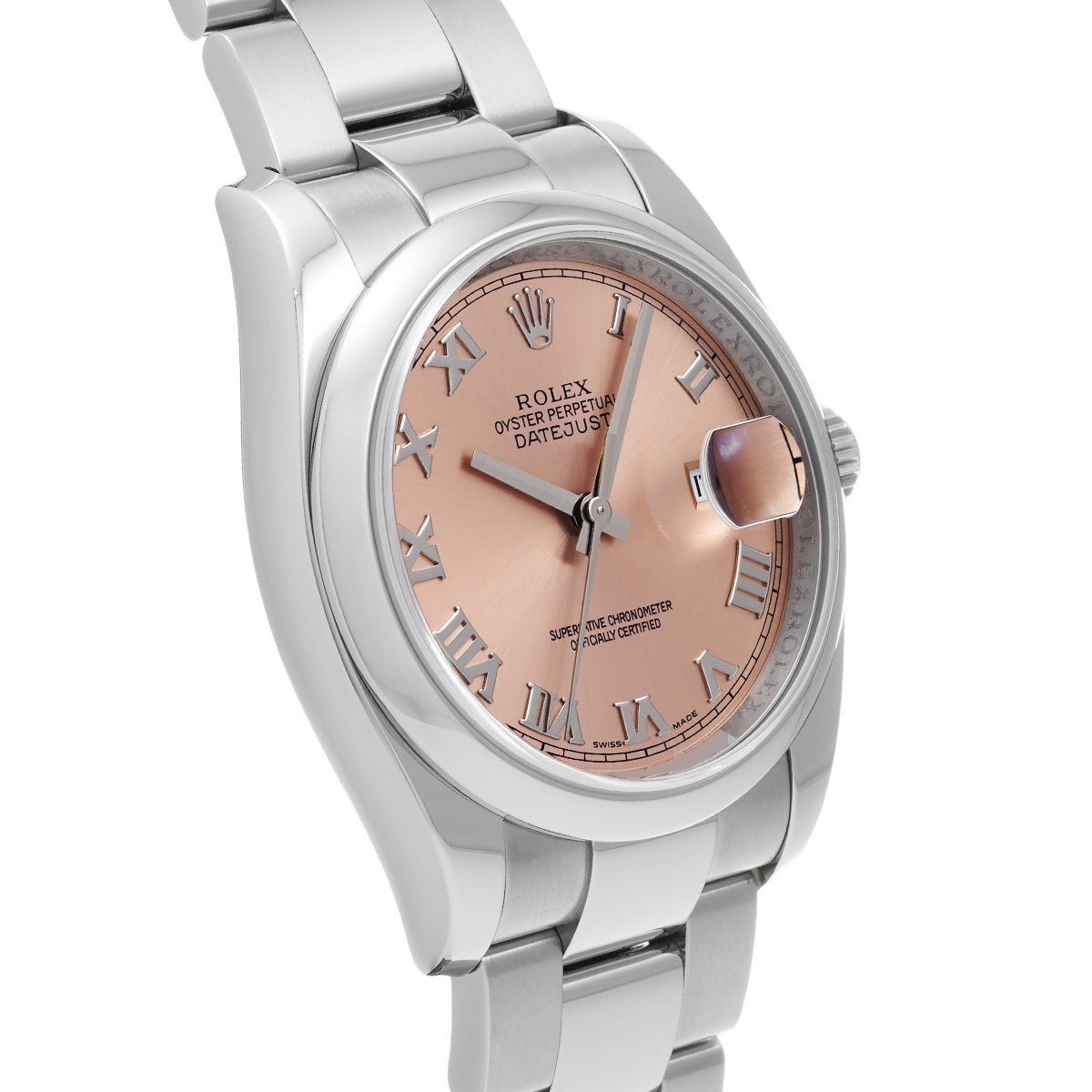 DATE JUST 116200 G (manufactured circa 2011) Pink ROLEX Men's [Pre-Owned].