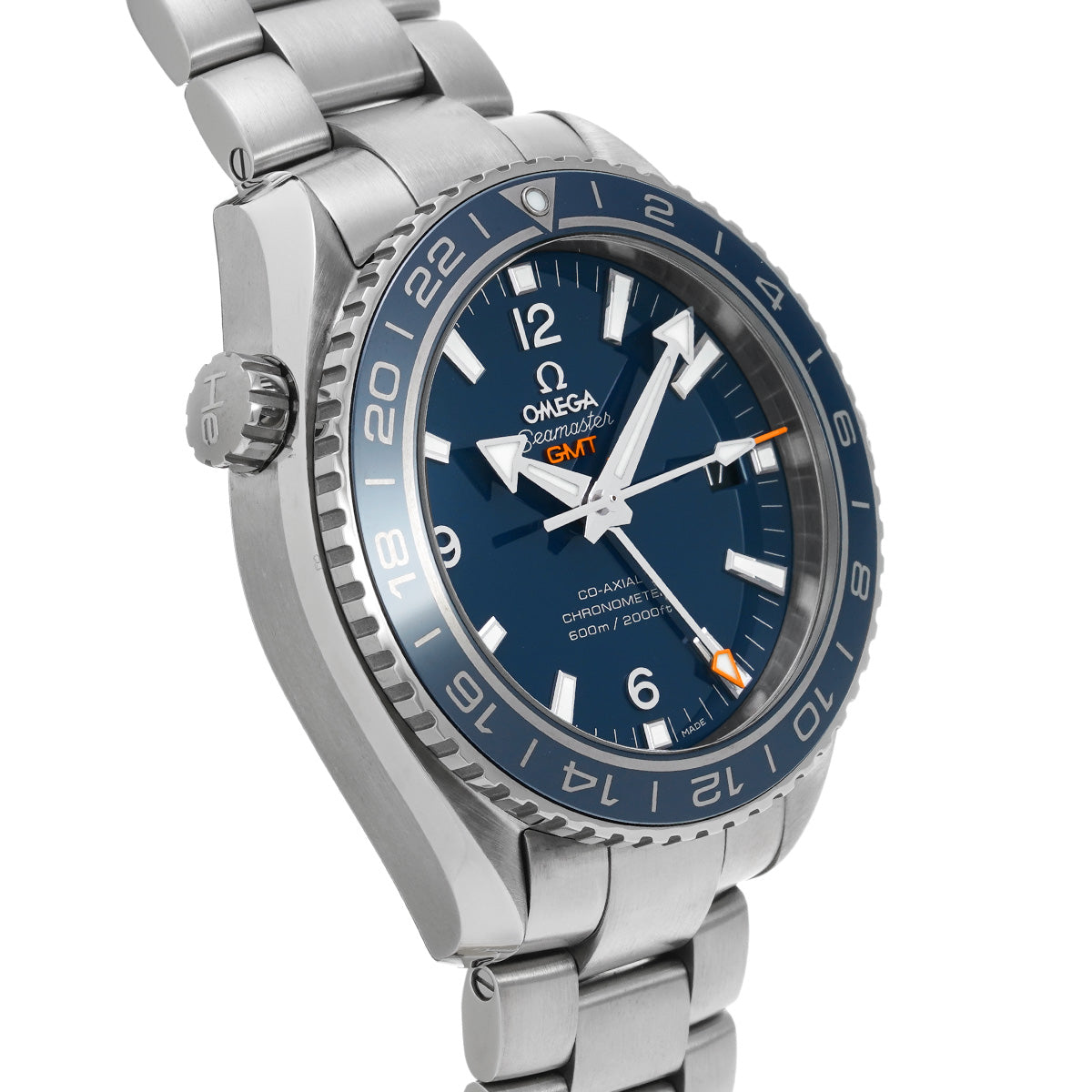 Seamaster Planet Ocean 600 Co-Axial GMT 232.90.44.22.03.001 Blue OMEGA Mens [Pre-Owned]