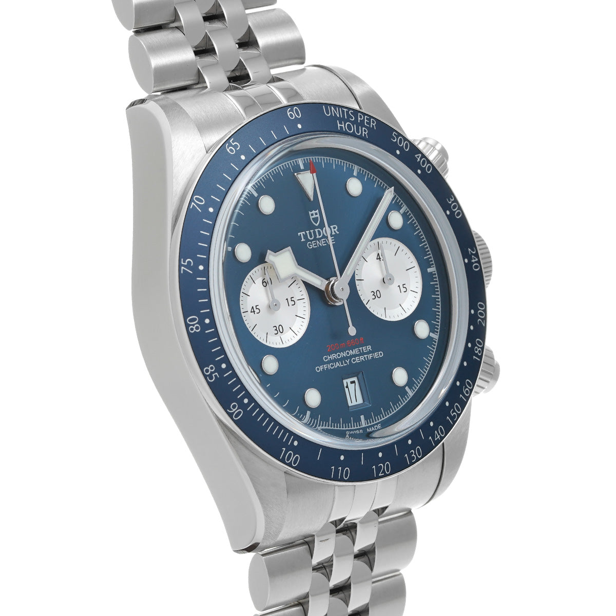 Black Bay Chrono Tudor Boutique Limited Edition 79360B-0002 Blue/Silver TUDOR Men's [Pre-Owned]