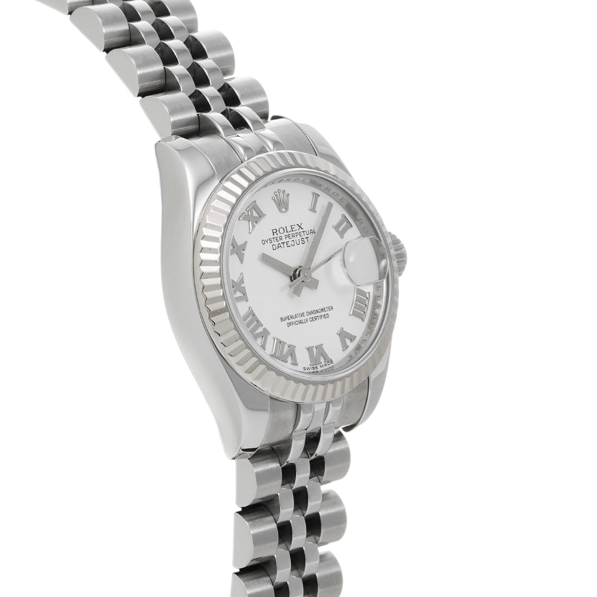 DATE JUST 179174 G (made around 2010) White ROLEX Ladies [Pre-Owned].