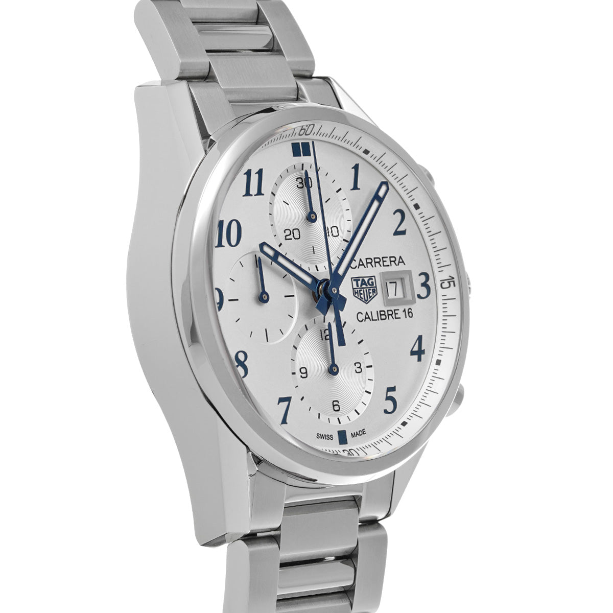 CARRERA Calibre 16 Chronograph Japan Special Edition CBK2114.BA0715 Silver TAG HEUER Men's [Pre-Owned]