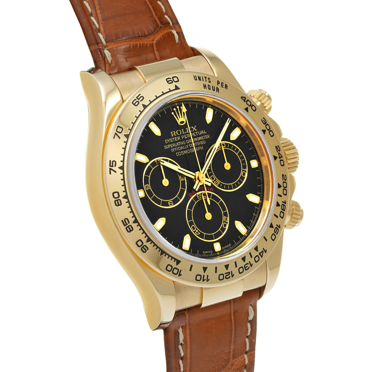 Cosmograph Daytona 116518 P (manufactured around 2000) Black ROLEX Men's [Pre-Owned].