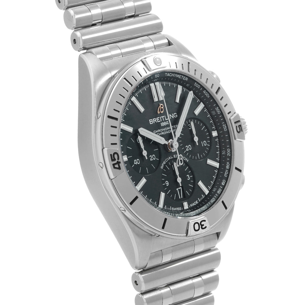 Chronomat B01 42 Japan Edition AB0134101B3A1 Black MOP/Black BREITLING Men's [Pre-Owned].