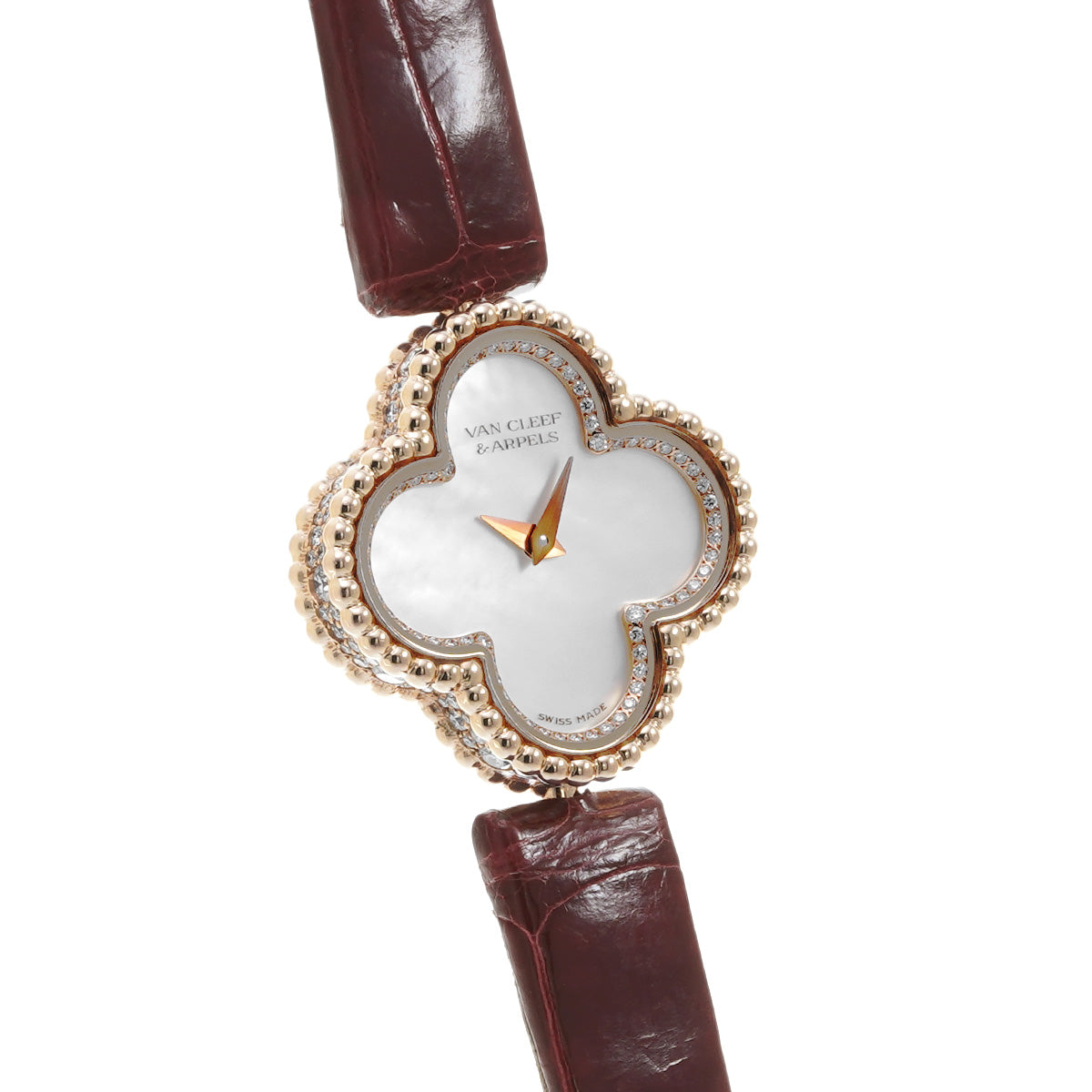 Sweet Alhambra VCARO8WS00 White MOP Van Cleef &amp; Arpels Women's [pre-owned].