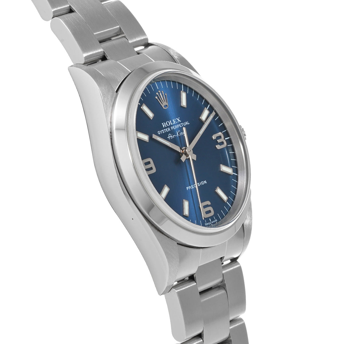 Air-King 14000 U (manufactured circa 1997) Blue ROLEX Men's [Pre-owned].