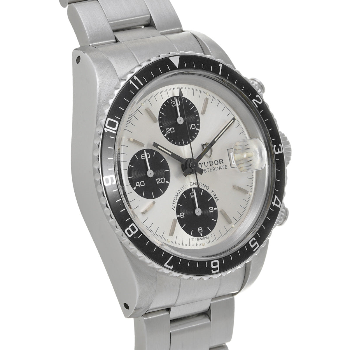Chronotime 79170 B45 (manufactured circa 1992) Silver/Black TUDOR Men's [Pre-Owned].