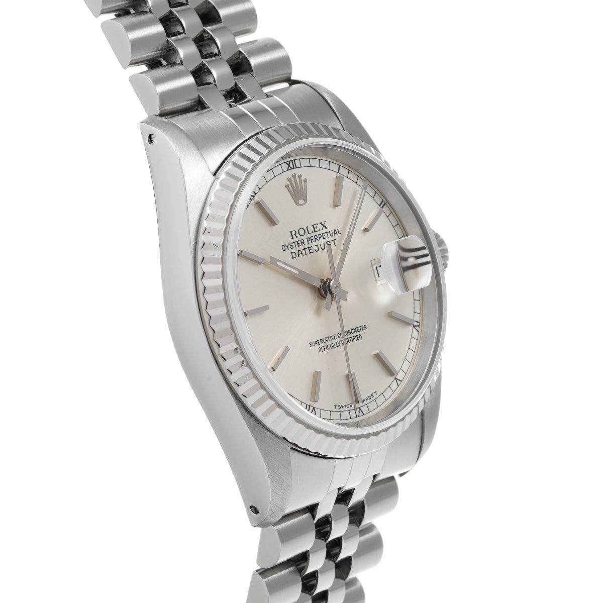 DATE JUST 16234 X (manufactured circa 1993) Silver ROLEX Men's [Pre-Owned].