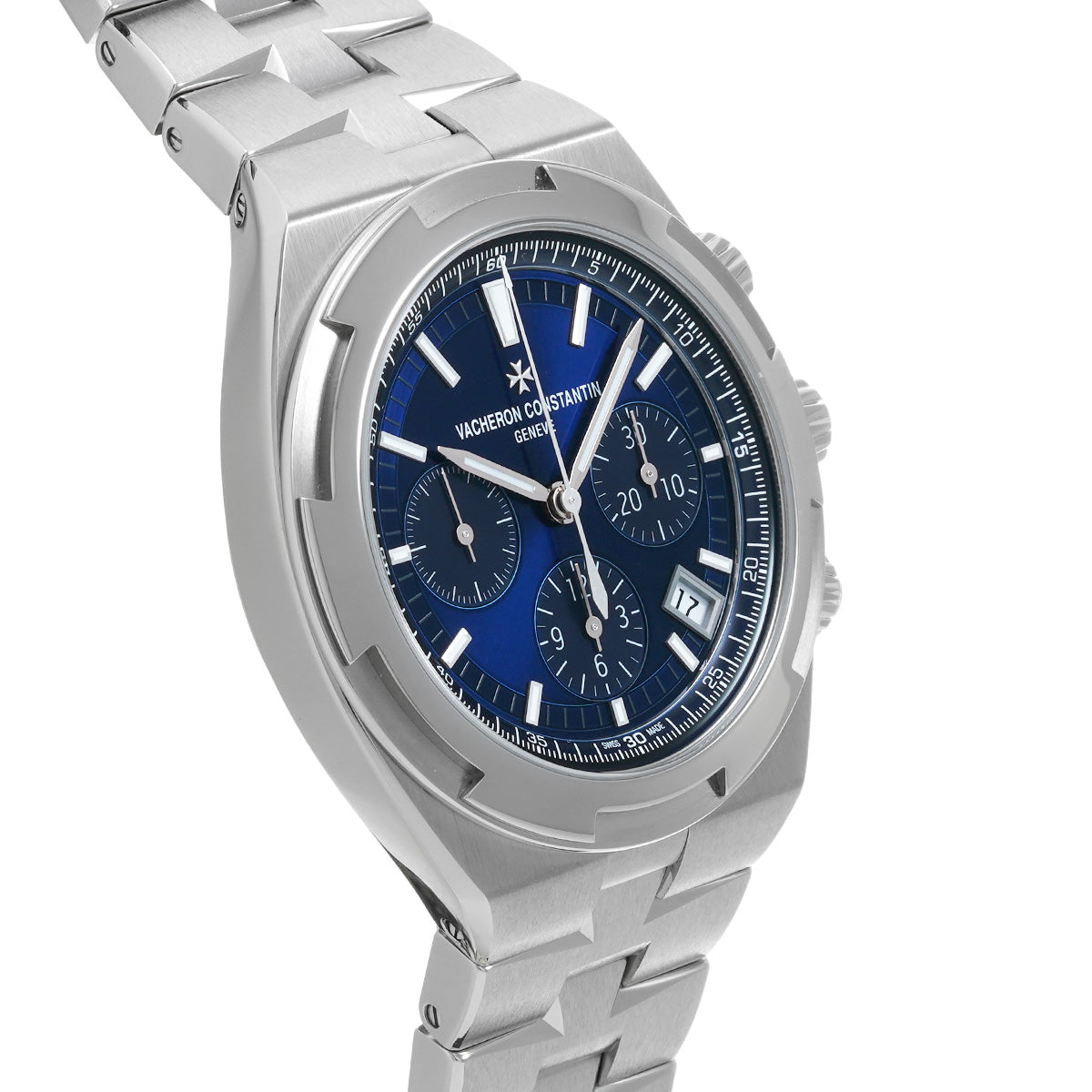 Overseas Chronograph 5520V/210A-B148 Blue Lacquer VACHERON CONSTANTIN Men's [Pre-Owned].