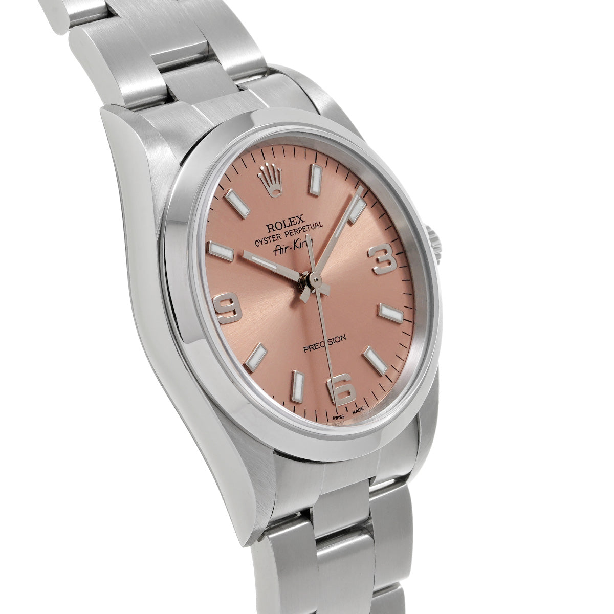 Air-King 14000M F No. (manufactured circa 2004) Pink ROLEX Men's [Pre-Owned].