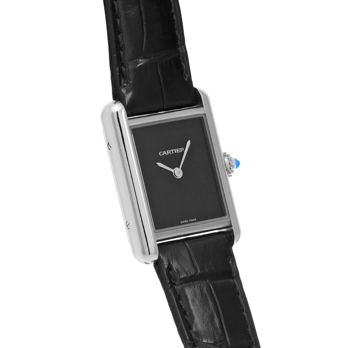 Tank Must de Cartier watch SM WSTA0071 Black Lacquer CARTIER Men's [Pre-owned]