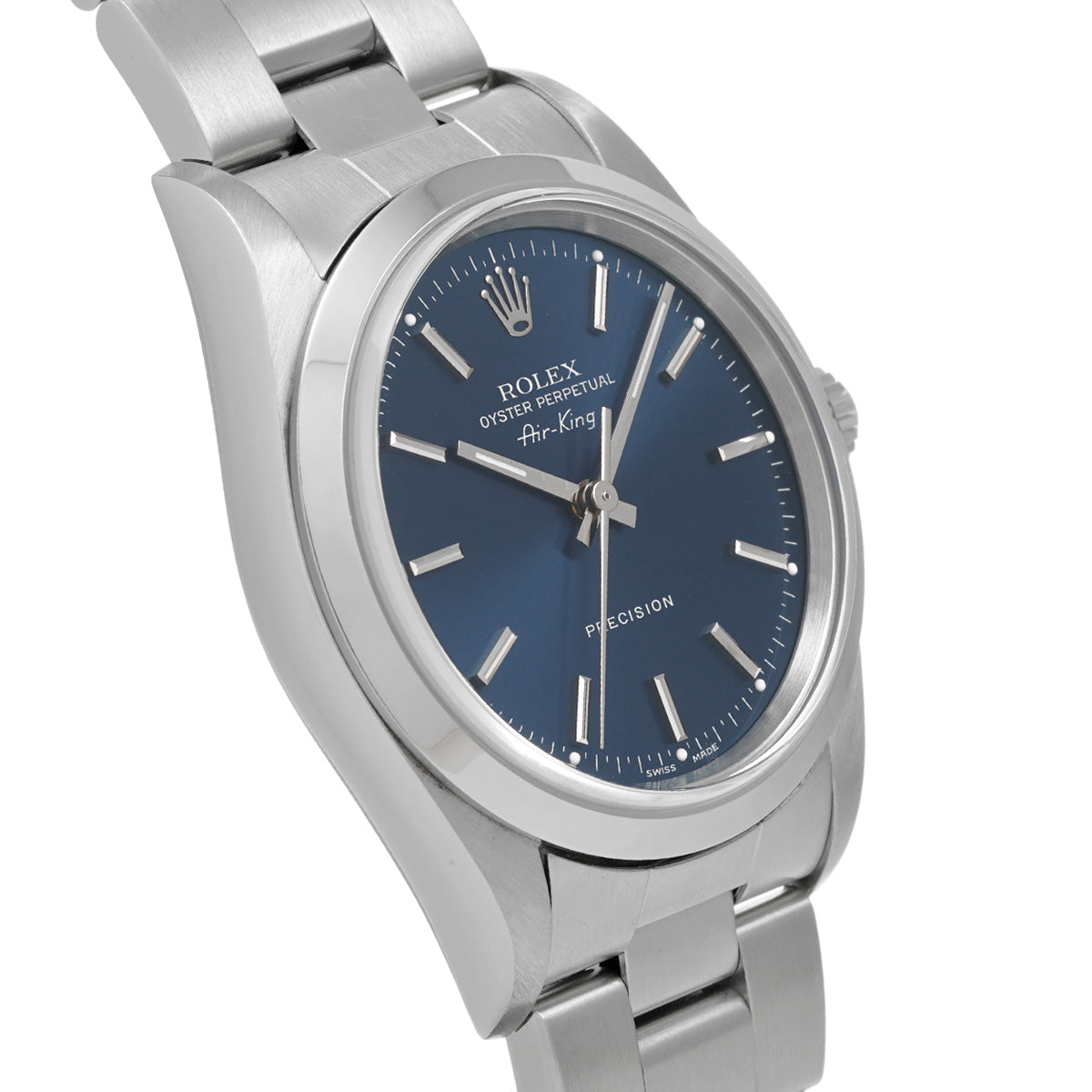 Air-King 14000M K (manufactured circa 2001) Blue ROLEX Men's [Pre-Owned].