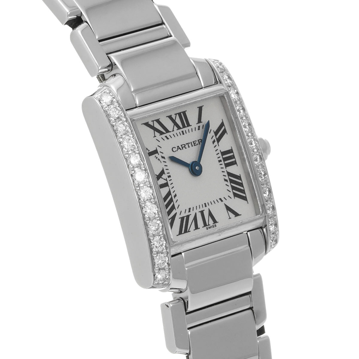 Tank Francaise SM WE1002S3 Silver CARTIER Ladies [Pre-owned]