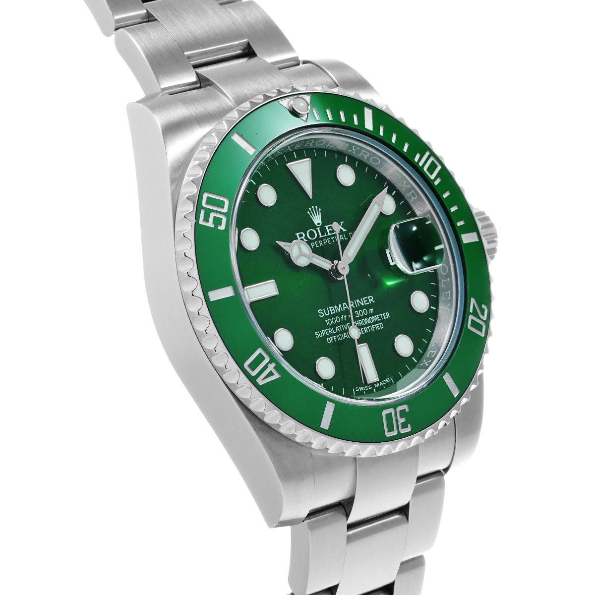 Submariner Date 116610LV Random Serial Green ROLEX Men's [Pre-Owned].
