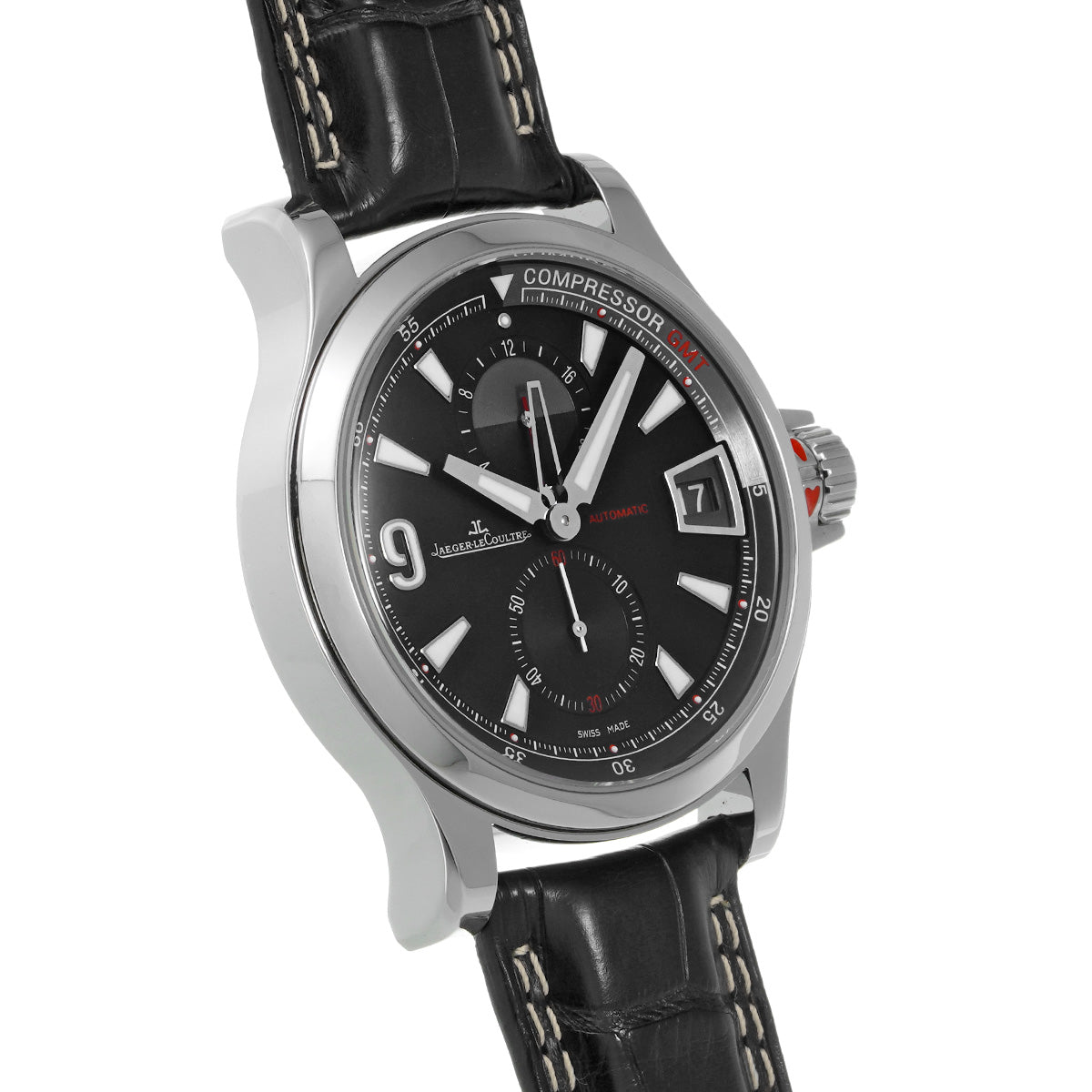 Master Compressor GMT Q1738471 Black Jaeger-LeCoultre Men's [Pre-Owned].