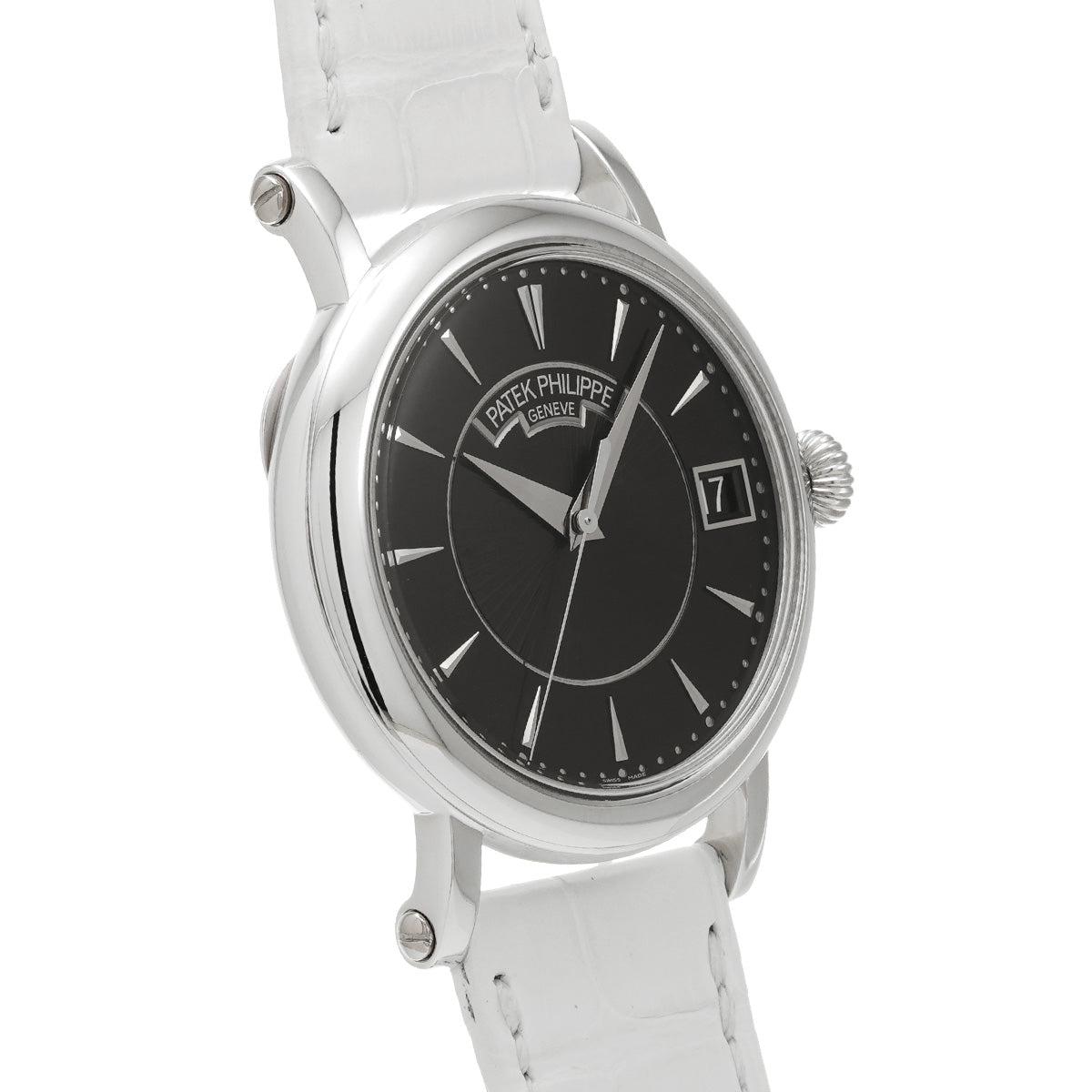 Calatrava Officer 5153G-001 Black PATEK PHILIPPE Men's [Pre-Owned].