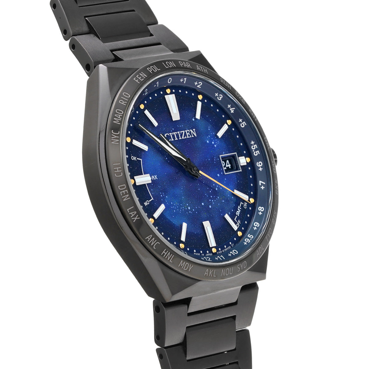 ATESSA SUPER TITANIUM CB0287-68L Blue CITIZEN Men's [Pre-owned].