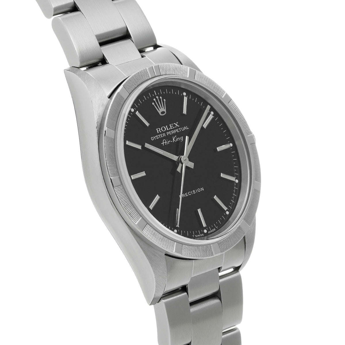 Air-King 14010 U (manufactured circa 1997) Black ROLEX Men's [Pre-owned].