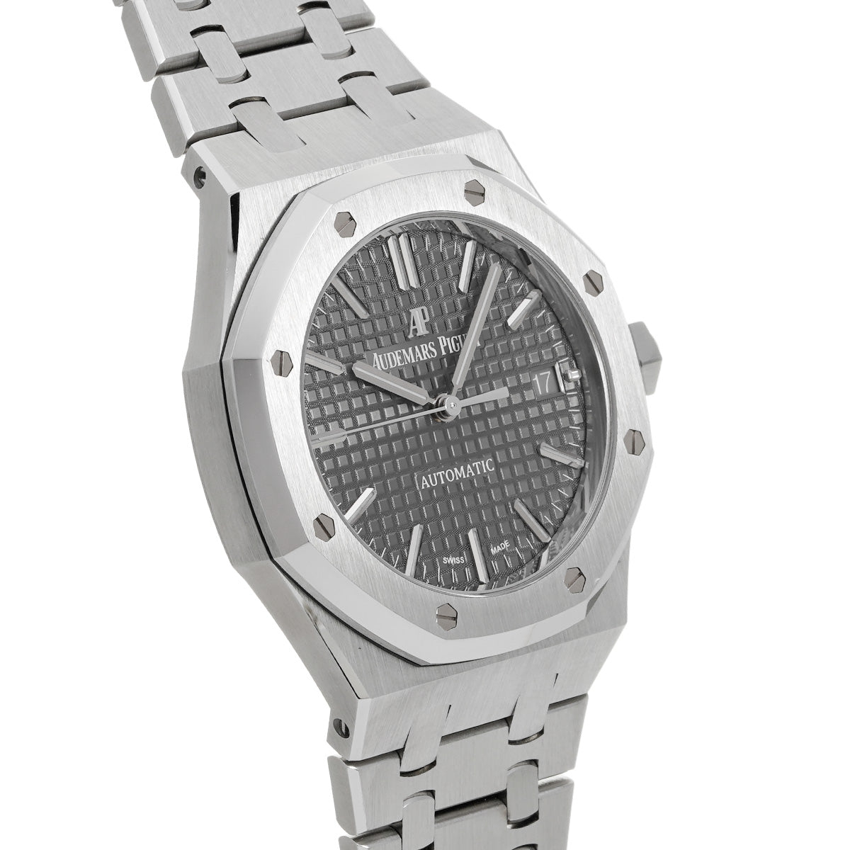 Royal Oak 15450ST.OO.1256ST.02 Ruthenium Gray AUDEMARS PIGUET Men's [Pre-Owned]