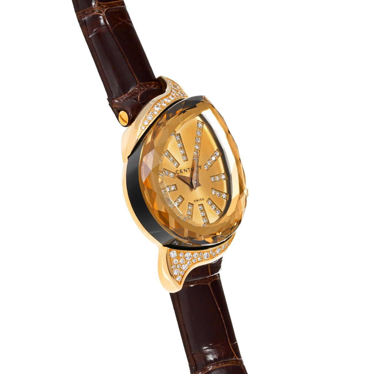 Ballerina 718.2.F.P30.76.CJK Champagne/Diamond CENTURY Ladies [pre-owned].